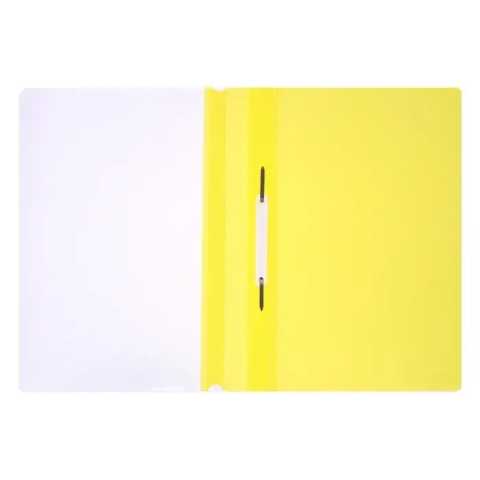 Папка-скоросшиватель Calligrata, А4, 120 мкм, жёлтая, прозрачный верх Папка-скоросшиватель Calligrata, А4, 120 мкм, жёлтая, прозрачный верх