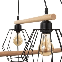 Светильник 2097/4BK E27 40Вт черный 70х50х90 см BayerLux