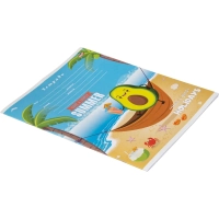 Тетрадь клетка 12л. Фруктовый отдых, ассорти, 12-4375