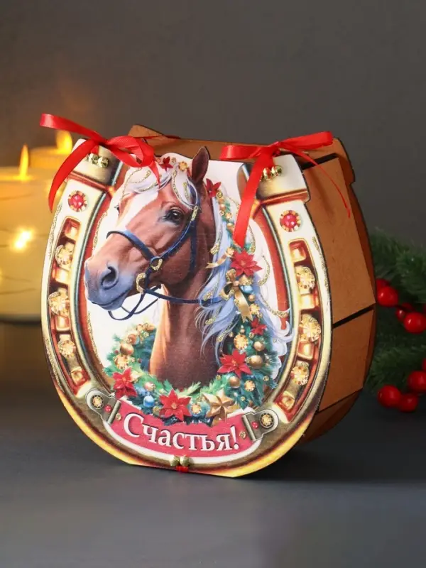 Шкатулка «Подкова», 18×18.5×7 см Шкатулка «Подкова», 18×18.5×7 см