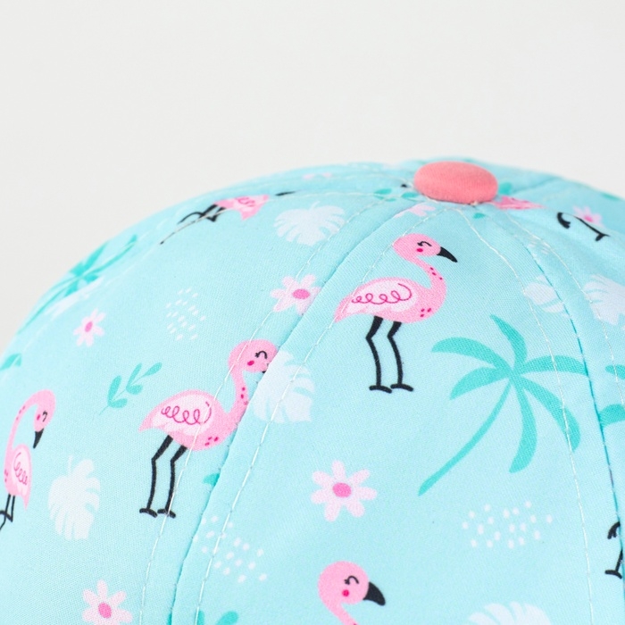 Кепка детская для девочки «Фламинго», р-р. 48-50 Кепка детская для девочки «Фламинго», р-р. 48-50