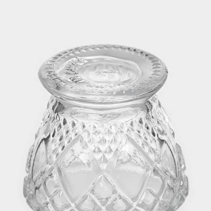 Набор банок для специй Доляна &laquo;Парфе&raquo;, 50 мл, 5&times;8.4 см, 12 шт., с пробковой крышкой, стекло, прозрачный