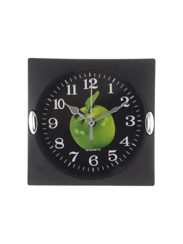 Часы настенные &laquo;Яблоко&raquo;, 15&times;15 см, d=13 см
