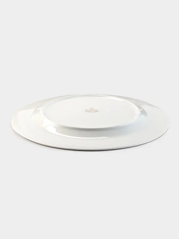 Тарелка WY Golden rays, d=20 см, фарфор, белая