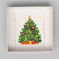 Коробка для кондитерских изделий «С Новым годом», 10×10×10 см