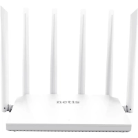 Маршрутизатор Netis NC63 двухдиапазонный AC1200, 2,4-5ГГц, IPv6, белый