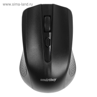 Мышь Smartbuy ONE 352, беспроводная, оптическая, 1600 dpi, 2xAAA (не в комплекте), чёрная