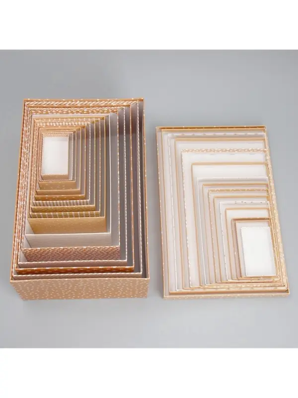 Набор коробок 15 в 1, упаковка подарочная, &laquo;Универсал&raquo;, 12&times;6.5&times;4 см - 46.5&times;30&times;17.5 см