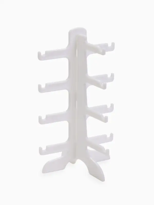 Подставка под очки 4 места, 15.5&times;14&times;25.5 см, белая