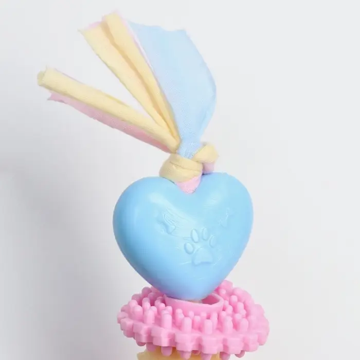 Игрушка жевательная Пижон Premium на верёвке, 5 элементов, термопластичная резина, МИКС