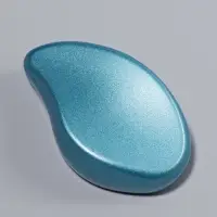 Стеклянная нано-пилка для пяток, 9.5&times;5.5&times;3.3 см, голубая