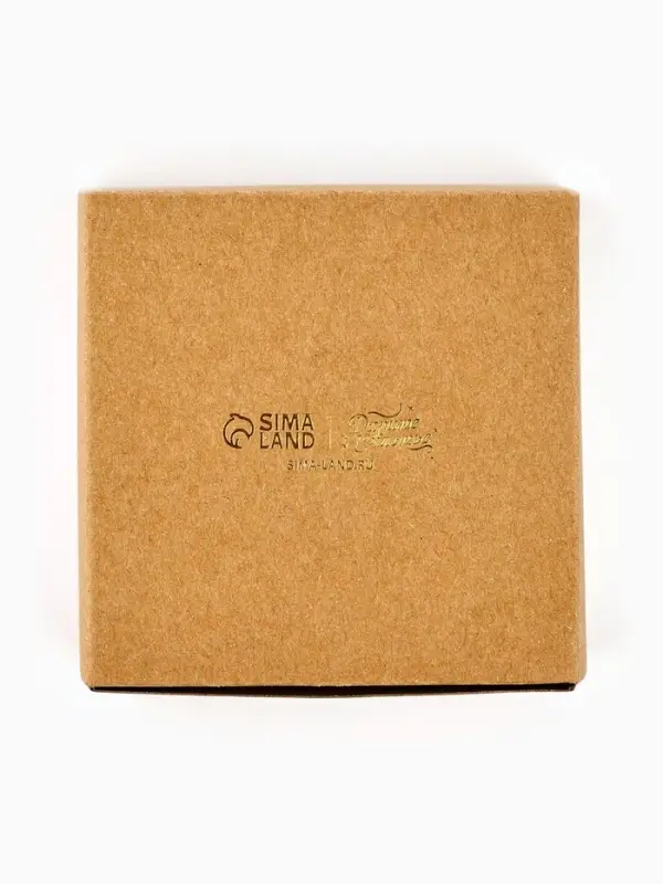 Коробка подарочная под бижутерию крафтовая, упаковка, «With love», 7.5 х 7.5 х 3 см