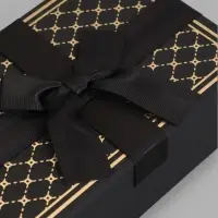 Набор подарочных коробок 3 в 1, с бантом, 23&times;16&times;9.5 см, 21&times;14&times;8 см, 19&times;12&times;6.5 см