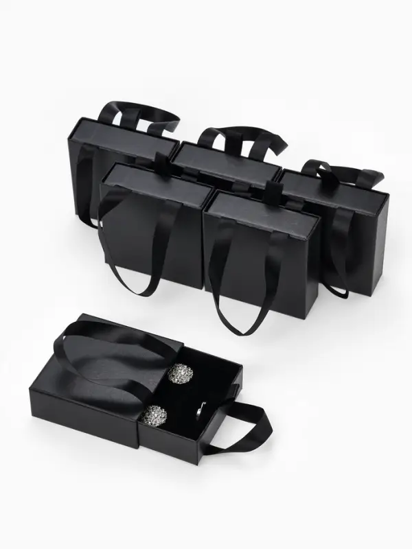 Набор коробочек подарочных 6 шт. под набор &laquo;Премиум&raquo;, 10&times;10 см (&plusmn; 2 мм), чёрный