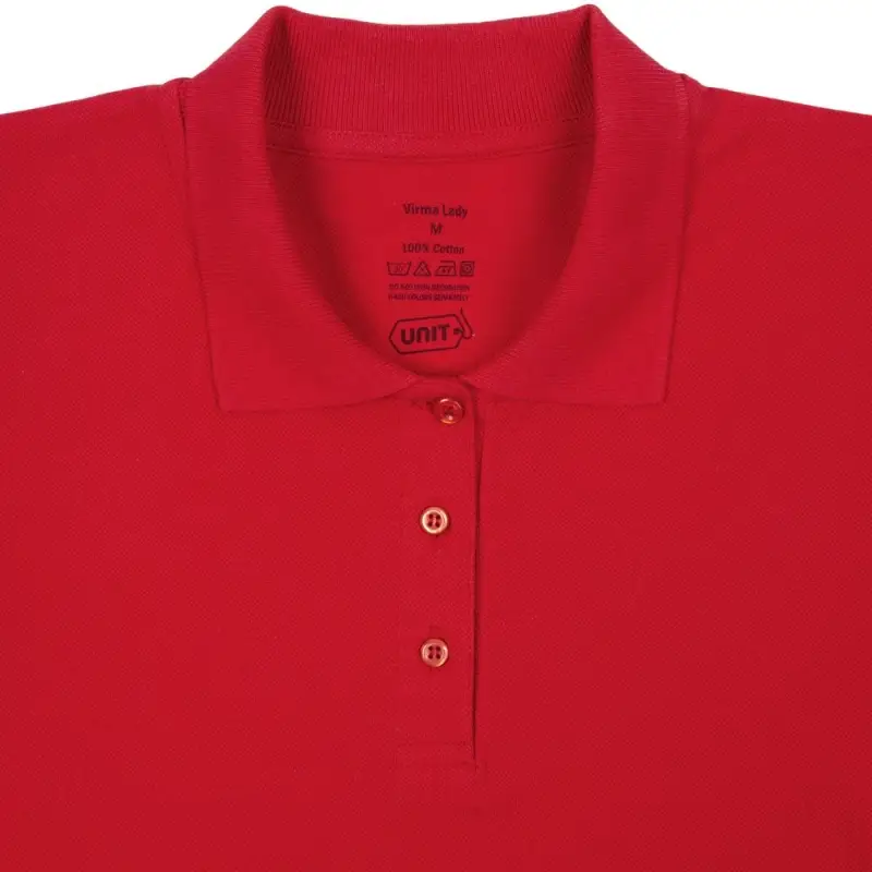 Рубашка поло женская Virma lady, красная, размер S