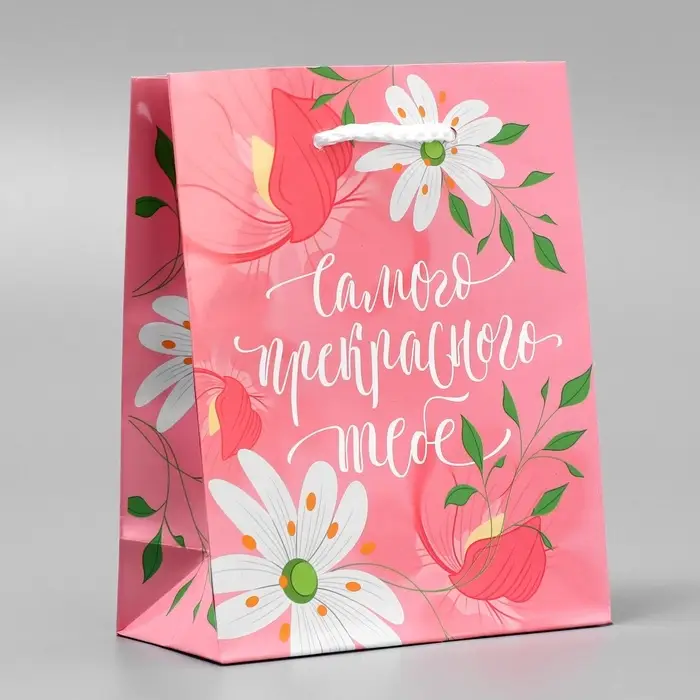 Пакет подарочный ламинированный, упаковка, «Прекрасного тебе», S 12 х 15 х 5.5 см Пакет подарочный ламинированный, упаковка, «Прекрасного тебе», S 12 х 15 х 5.5 см