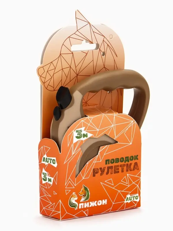 Рулетка "Зарница" , 3 м, до 11,5 кг, бежевая