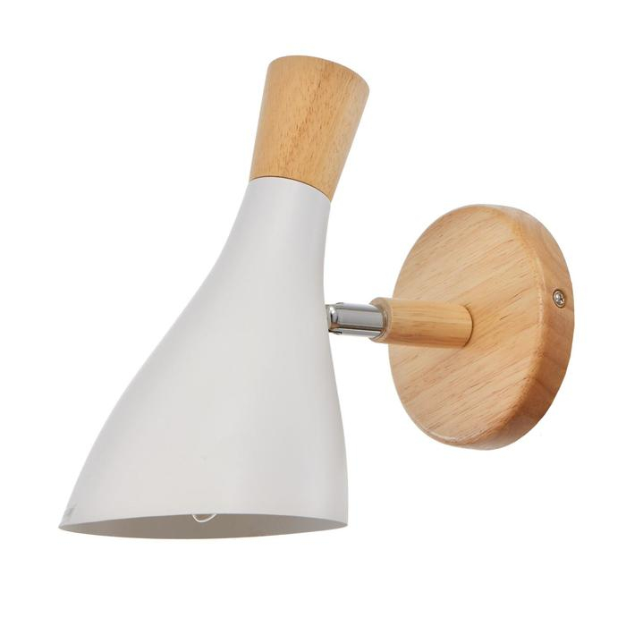 Бра 1067/1WT E27 60Вт белый 20х20х25 см