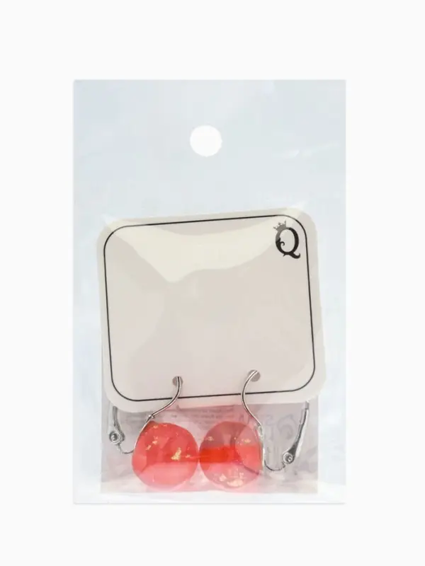 Серьги пластик "Шар №12" паталь, цвет МИКС в серебре