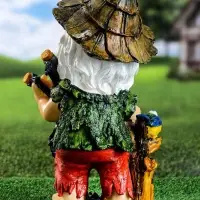 Садовая фигура из гипса &laquo;Гном-хулиган&raquo;, 39&times;17&times;23 см