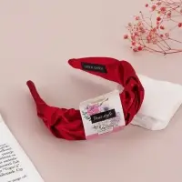 Ободок для волос QF &laquo;Юнона&raquo;, классика, 5 см, красный