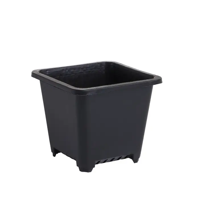 Горшок для рассады, 250 мл, d=9 см, h=8 см, пластик, чёрный, Greengo Горшок для рассады, 250 мл, d=9 см, h=8 см, пластик, чёрный, Greengo