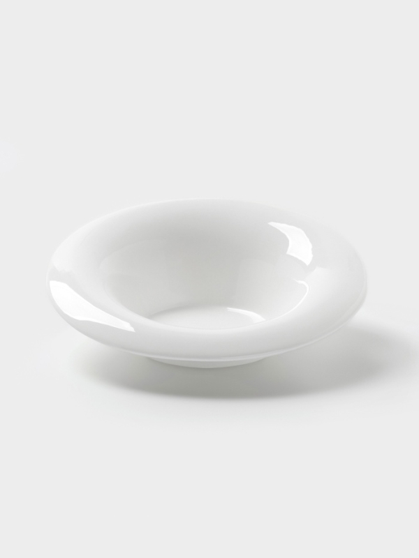 Тарелка Hanna Knövell, 20.3×17.8 см, фарфор, белая