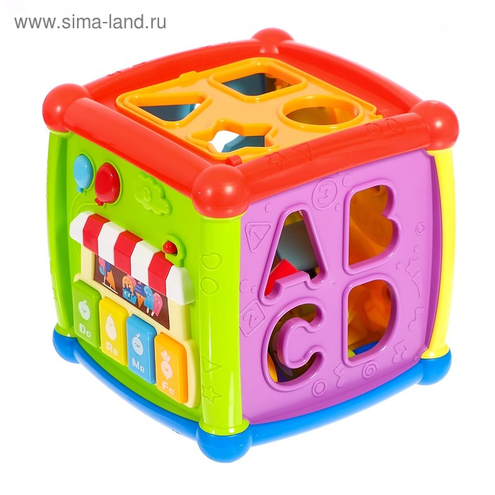 Развивающая игрушка «Умный кубик», световые и звуковые эффекты Развивающая игрушка «Умный кубик», световые и звуковые эффекты