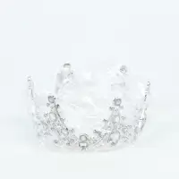 Корона для торта &laquo;Принцесса&raquo;, цвет серебро