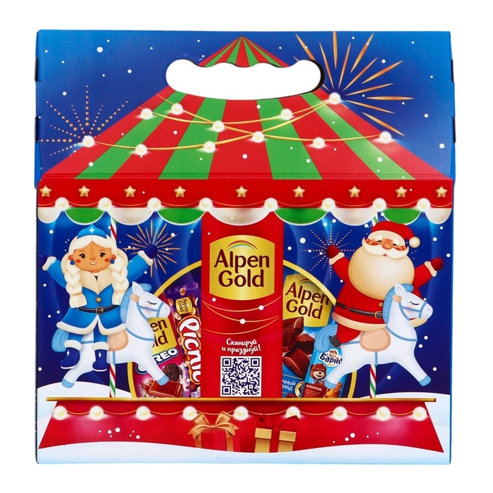 Новогодний подарочный набор, Новогодний подарочный набор, "Большой Микс", 602 г