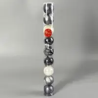 Ёлочные игрушки &laquo;Мелодия&raquo; волны диско, шары новогодние, d=6 см, набор 9 шт. серый/белый