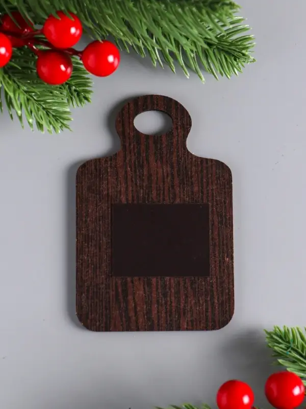 Набор новогодних магнитов 4 шт, доска, "Богатства, удачи, любви и нежности, ярких моментов"