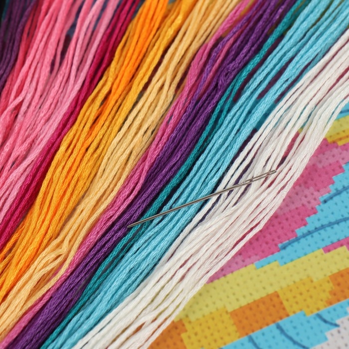 Вышивка крестиком «Лошадиная грива», 25х25 см Вышивка крестиком «Лошадиная грива», 25х25 см