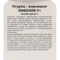 Семена Огурец "Либелла", F1, серия Банка, 10 шт
