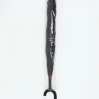 Зонт - наоборот &laquo;Однотон&raquo;, механический, 8 спиц, R=53/61 см, d=106 см, чёрный