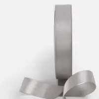 Лента атласная TEIRA, двухсторонняя, 20 мм, 25&plusmn;1 м, цвет серебряный №837