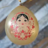 Воздушные шары латексные 12" &laquo;Русский стиль. Матрешки&raquo;, набор 15 шт.