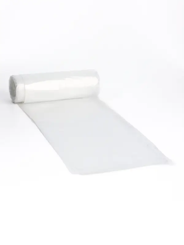 Мешки для мусора, 120 л, 100&times;70 см, 12 мкм, ПНД, 10 шт., прозрачные в рулоне