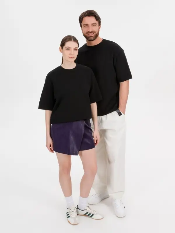 Джемпер с коротким рукавом Siluetti Volumica, черный, размер XS/S Джемпер с коротким рукавом Siluetti Volumica, черный, размер XS/S