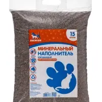 Наполнитель минеральный впитывающий &laquo;Пижон&raquo; для короткошерстных кошек, 15 л