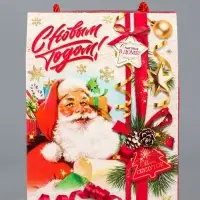 Коробка подарочная складная "Добрые традиции" 16 х 8 х 20 см Коробка подарочная складная "Добрые традиции" 16 х 8 х 20 см