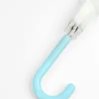 Зонт - трость детский &laquo;Градиент&raquo;, полуавтоматический, 8 спиц, R=46/52 см, d=92 см, голубой