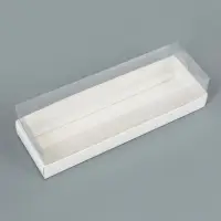 Коробка для муссовых пирожных, белый, 26&times;8.5&times;6 см