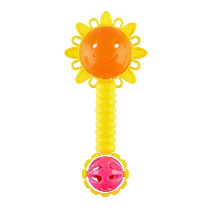 Погремушка «Солнышко», цвет МИКС, Крошка Я Погремушка «Солнышко», цвет МИКС, Крошка Я