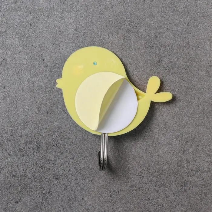 Крючок на липучке «Соловей», 3 шт, цвет МИКС