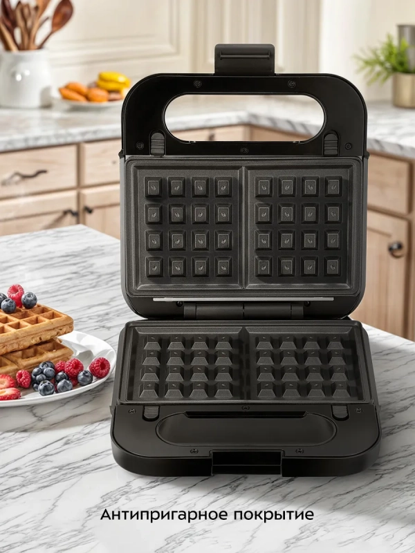 Вафельница электрическая для венских вафель КТ-3699 (3 в 1) Вафельница электрическая для венских вафель КТ-3699 (3 в 1)