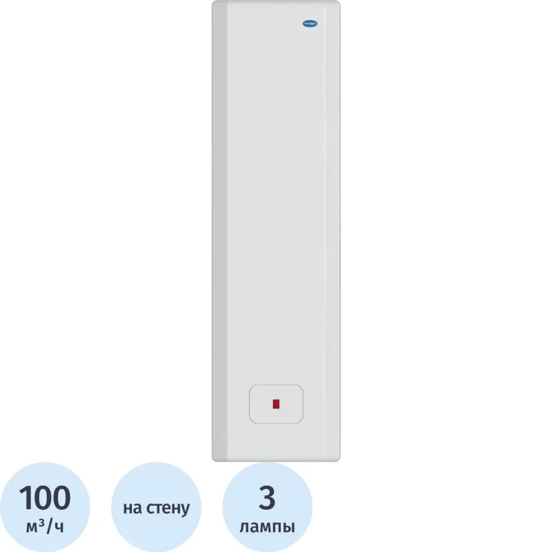 Облучатель-рециркулятор МЕГИДЕЗ с лампами 3х30Вт, МСК-908