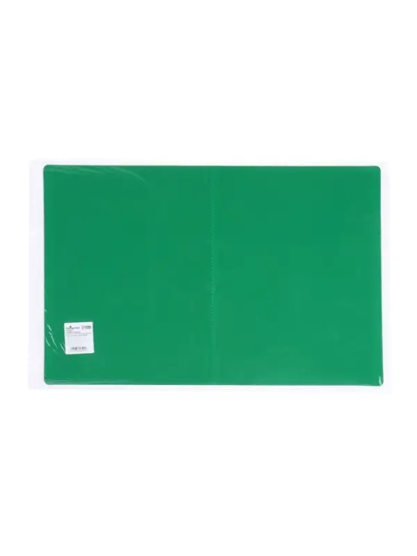 Папка с 30 вкладышами А4, 500 мкм, Calligrata, текстура &laquo;песок&raquo;, зелёная