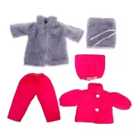 Кукла &laquo;Девочка&raquo; дидактическое пособие + набор одежды, МИКС