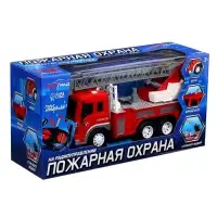 Машина радиоуправляемая &laquo;Пожарная охрана&raquo;, свет и звук, стреляет водой, 1:16, работает от аккумулятора